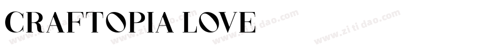 Craftopia Love字体转换